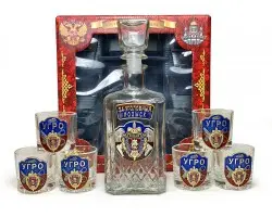 Подарочный набор для алкогольных напитков «УГРО»