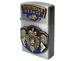 Газовая зажигалка с накладками  
