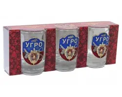 Подарочный набор стопок «УГРО МУР»
