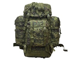 Тактический рюкзак 80л с системой MOLLE и поясным ремнем (Цифра) (объем 80 л, размер 66х53х16 см, нейлон 600D, три внешних кармана, система MOLLE, компрессионные стропы, верхняя загрузка, клапан на фастексах, мягкая вентилируемая спинка, регулируемые плеч