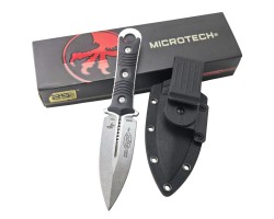 Тактический нож Microtech Borka Blades SBD Dagger в комплекте с ножнами – сталь Böhler M390; длина клинка 11 см; общая длина 22.9 см; рукоять G10; ножны из Kydex с креплением на пояс