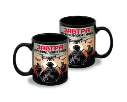 Черная керамическая кружка 