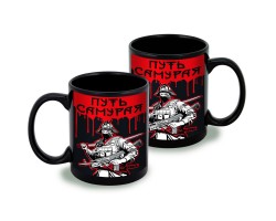 Черная керамическая кружка 