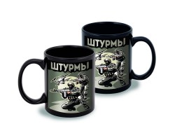 Черная керамическая кружка 