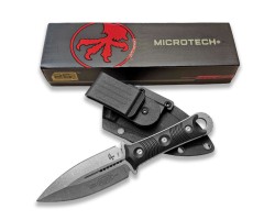 Тактический нож Microtech Borka Blades SBD Dagger в комплекте с ножнами – сталь Böhler M390; длина клинка 11 см; общая длина 22.9 см; рукоять G10; ножны из Kydex с креплением на пояс №146