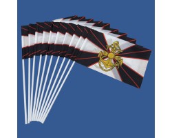 Комплект новых флажков Морской пехоты на палочке (10шт) №7438