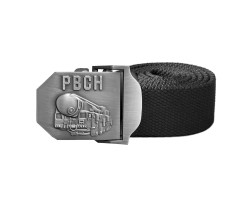 Брючный ремень с металлической пряжкой 