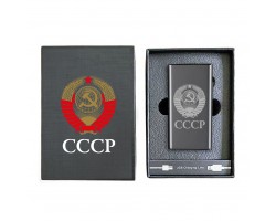 Электронная USB-зажигалка СССР в подарочной коробке