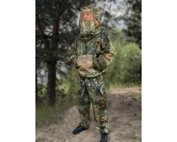 Антимоскитный костюм с защитной сеткой (Камуфляж Лес)