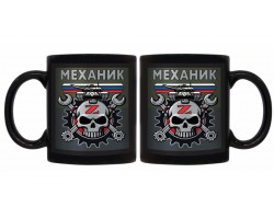 Черная керамическая кружка 