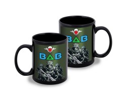 Черная керамическая кружка 