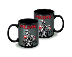 Черная керамическая кружка 