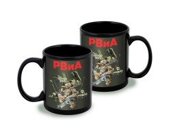 Черная керамическая кружка 