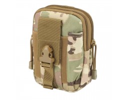 Камуфляжный тактический подсумок на пояс (Мультикам) - материал: Oxford 600D; размер: 17х10х5 см