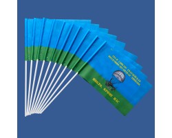 Комплект флажков 104-я (Дикая) гв. ВДД на палочке (10шт) №1026