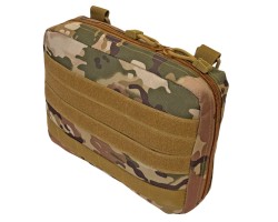 Тактический модульный подсумок MOLLE (Мультикам) – 25х20х6 см; Cordura; стропы MOLLE; панели велкро №13