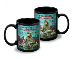 Черная керамическая кружка 