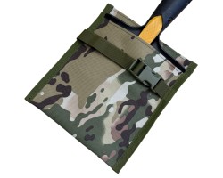 Тактический чехол для малой пехотной лопаты (Мультикам) – материал cordura 900D, размер 20х17.5 см, петли MOLLE