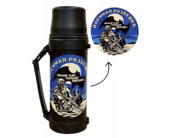 Черный термос 