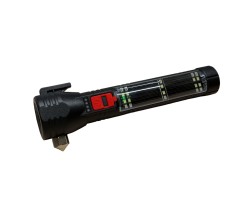 Аварийный многофункциональный фонарь SINSEN GX-8126 для автомобиля — стеклобой, аварийный нож для ремней безопасности, компас, солнечная батарея, магнит, сирена, Power Bank №77