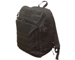 Армейский тактический рюкзак CH-229 30л (Черный) – Oxford 900D, система MOLLE, D-образные кольца, велкро панели, нагрудная и поясная стяжки №312