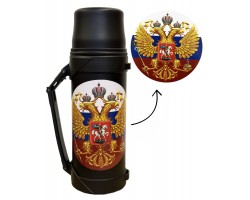 Черный термос 