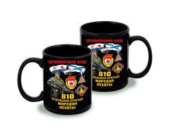 Черная керамическая кружка 