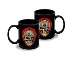 Черная керамическая кружка 