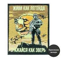 Шеврон на липучке 