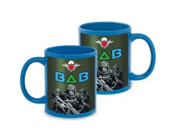 Васильковая керамическая кружка 