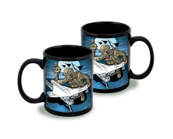 Черная керамическая кружка 