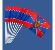Комплект флажков ФСБ России на палочке (10шт) №9630 (№144)
