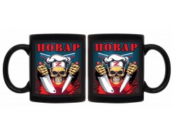 Черная керамическая кружка 