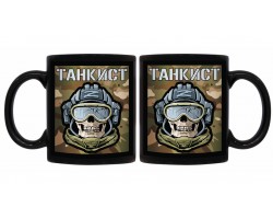 Черная керамическая кружка 