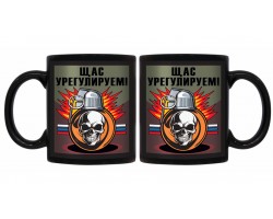 Черная керамическая кружка 