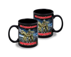 Черная керамическая кружка 