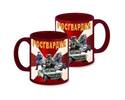 Краповая керамическая кружка 