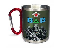 Большая кружка с карабином 