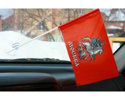 Флажок Москвы в машину