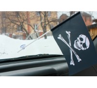 Флажок Пиратский с повязкой