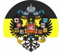 Наклейка «Имперский флаг» с гербом