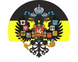 Наклейка «Имперский флаг» с гербом