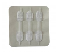 Адгезивные пластыри армейской аптечки для бесшовного сведения краев ран, в комплекте 3 шт (70 х 22 мм, белые)
