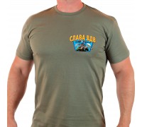 Армейская футболка с эмблемой 