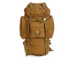 Армейский рейдовый рюкзак на 60 литров (хаки-песок) с эмблемой МВД