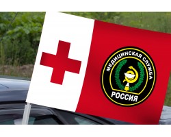 Автомобильный флаг Военной Медицинской службы России