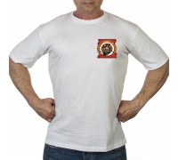 Белая футболка с термопринтом 