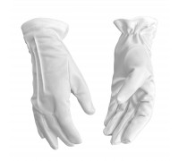 Белые перчатки парадные (Полиэстер)