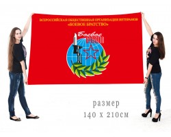 Большой флаг всероссийской общественной организации ветеранов 