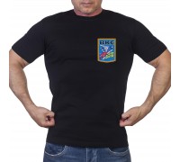 Черная мужская футболка «ВКС»